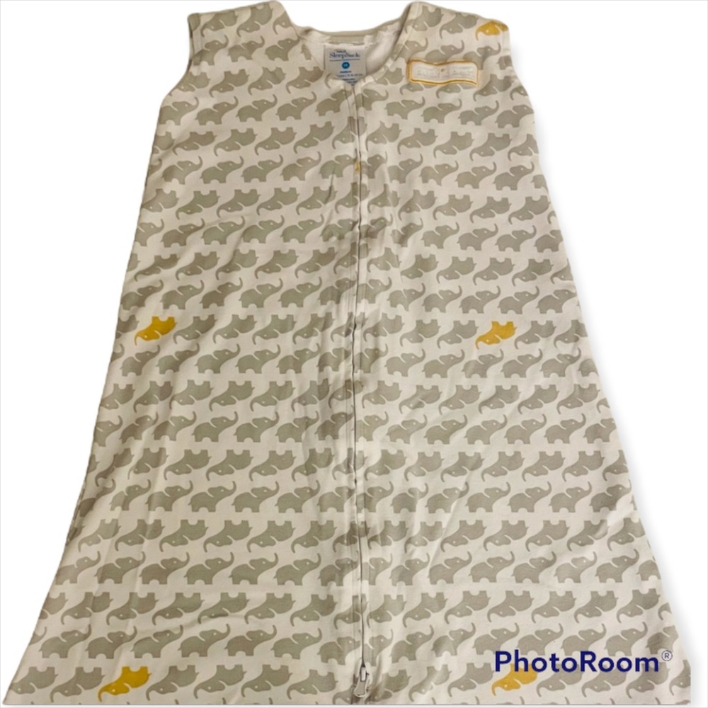 Cotton Halo SleepSack with Elephants